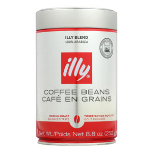Illy Caffe Coffee Coffee - Whole Bean - Medium Roast - 8.8 Oz - Case Of 6 Illy Caffe Coffee Coffee - Whole Bean - Medium Roast - 8.8 Oz - Case Of 6