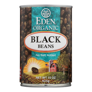 Eden Organic Black Beans - Case Of 6 - 15 Oz Eden Organic Black Beans - Case Of 6 - 15 Oz