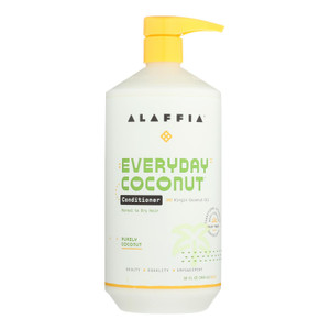 Alaffia - Everyday Conditioner - Coconut And Ginger - 32 Fl Oz. Alaffia - Everyday Conditioner - Coconut And Ginger - 32 Fl Oz.