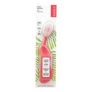 Radius - Scuba Right Hand Toothbrush Soft Bristles - 1 Toothbrush - Case Of 6 Radius - Scuba Right Hand Toothbrush Soft Bristles - 1 Toothbrush - Case Of 6