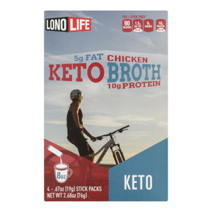 Lonolife - Bone Broth Chicken Keto - Case Of 6 - 4/.67 Oz Lonolife - Bone Broth Chicken Keto - Case Of 6 - 4/.67 Oz