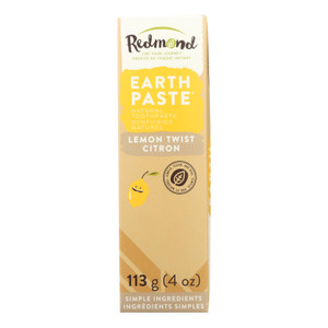 Redmond Trading Company Earthpaste - Lemon Twist - 4 Oz Redmond Trading Company Earthpaste - Lemon Twist - 4 Oz