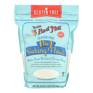 Bob's Red Mill - Baking Flour 1 To 1 - Case Of 4-22 Oz Bob's Red Mill - Baking Flour 1 To 1 - Case Of 4-22 Oz