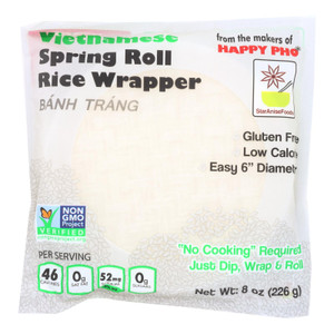 Star Anise Foods Vietnamese Spring Roll Rice Wrapper - Case Of 12 - 8 Oz Star Anise Foods Vietnamese Spring Roll Rice Wrapper - Case Of 12 - 8 Oz