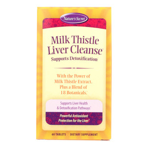 Nature's Secret Milk Thistle Liver Cleanse - 60 Tablets Nature's Secret Milk Thistle Liver Cleanse - 60 Tablets