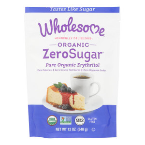 Wholesome Sweeteners Sweetener - All Natural - Calorie Free - Zero - Pouch - 12 Oz - Case Of 8 Wholesome Sweeteners Sweetener - All Natural - Calorie Free - Zero - Pouch - 12 Oz - Case Of 8