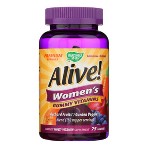 Nature's Way - Alive! Women's Multi-vitamin Gummies - 75 Gummies Nature's Way - Alive! Women's Multi-vitamin Gummies - 75 Gummies