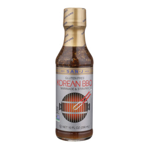 San-j - Sauce Korean Bbq Marinade - Case Of 6 - 10 Fz San-j - Sauce Korean Bbq Marinade - Case Of 6 - 10 Fz