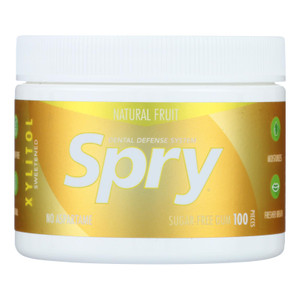 Spry Chewing Gum - Fresh Fruit - 100 Count Spry Chewing Gum - Fresh Fruit - 100 Count