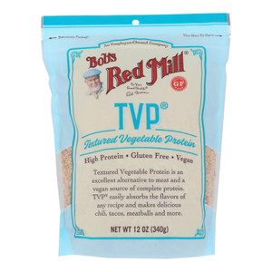Bob's Red Mill - Texturized Veg Protein G/f - Case Of 4-12 Oz Bob's Red Mill - Texturized Veg Protein G/f - Case Of 4-12 Oz