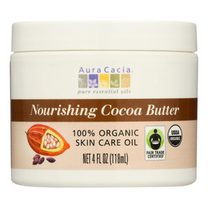 Aura Cacia - Organic Cocoa Butter - 4 Oz Aura Cacia - Organic Cocoa Butter - 4 Oz