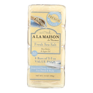 A La Maison - Bar Soap - Fresh Sea Salt - 4/3.5 Oz A La Maison - Bar Soap - Fresh Sea Salt - 4/3.5 Oz