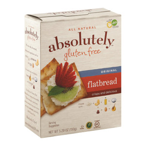 Absolutely Gluten Free - Flatbread - Original - Case Of 12 - 5.29 Oz. Absolutely Gluten Free - Flatbread - Original - Case Of 12 - 5.29 Oz.