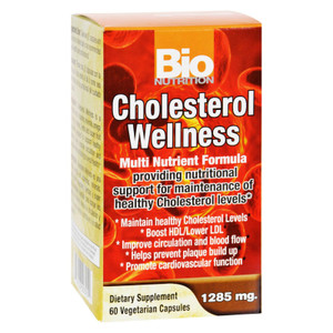 Bio Nutrition - Cholesterol Wellness - 60 Vegetarian Capsules Bio Nutrition - Cholesterol Wellness - 60 Vegetarian Capsules