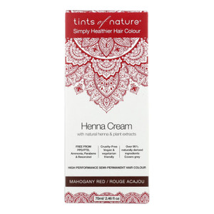 Tints Of Nature - Henna Cream Mahogany Red - 2.46 Fz Tints Of Nature - Henna Cream Mahogany Red - 2.46 Fz