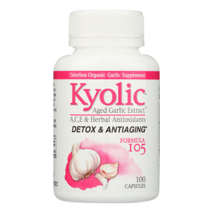 Kyolic - Aged Garlic Extract Detox And Anti-aging Formula 105 - 100 Capsules Kyolic - Aged Garlic Extract Detox And Anti-aging Formula 105 - 100 Capsules