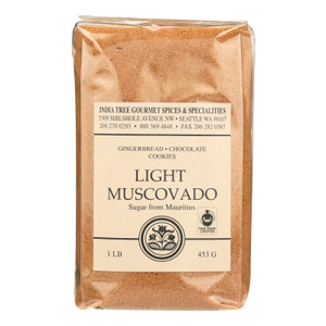India Tree Gourmet Spices & Specialties Light Muscovado Sugar  - Case Of 6 - 16 Oz India Tree Gourmet Spices & Specialties Light Muscovado Sugar  - Case Of 6 - 16 Oz