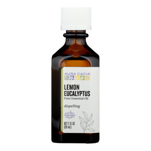Aura Cacia - Essential Oil Lemon Eucalyptus - 2 Fl Oz Aura Cacia - Essential Oil Lemon Eucalyptus - 2 Fl Oz