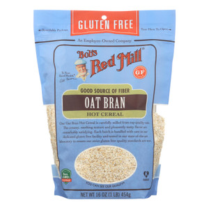 Bob's Red Mill - Oat Bran - Gluten Free - Case Of 4-16 Oz. Bob's Red Mill - Oat Bran - Gluten Free - Case Of 4-16 Oz.
