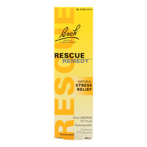 Bach Flower Remedies Rescue Remedy Natural Stress Relief - 0.7 Fl Oz Bach Flower Remedies Rescue Remedy Natural Stress Relief - 0.7 Fl Oz