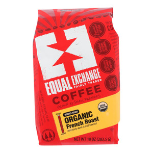 Equal Exchange Organic Whole Bean Coffee - French Roast - Case Of 6 - 10 Oz. Equal Exchange Organic Whole Bean Coffee - French Roast - Case Of 6 - 10 Oz.