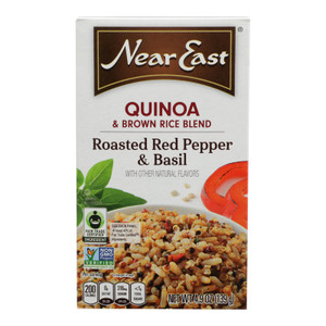 Near East Quinoa Blend - Roasted Red Pepper And Basi - Case Of 12 - 4.9 Oz. Near East Quinoa Blend - Roasted Red Pepper And Basi - Case Of 12 - 4.9 Oz.