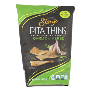 Stacy's Pita Chips Perfectly Thymed Pita Crisps - Case Of 8 - 6.75 Oz. Stacy's Pita Chips Perfectly Thymed Pita Crisps - Case Of 8 - 6.75 Oz.