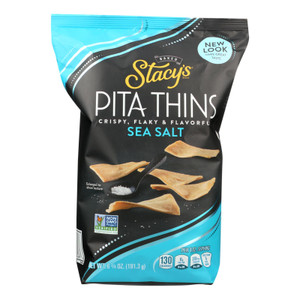 Stacy's Pita Chips Simply Naked Pita Chips - Case Of 8 - 6.75 Oz. Stacy's Pita Chips Simply Naked Pita Chips - Case Of 8 - 6.75 Oz.