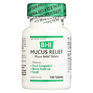 Bhi - Mucus Relief - 100 Tablets Bhi - Mucus Relief - 100 Tablets