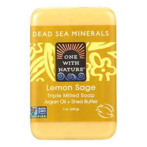 One With Nature Dead Sea Mineral Lemon Verbena Soap - 7 Oz One With Nature Dead Sea Mineral Lemon Verbena Soap - 7 Oz