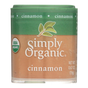 Simply Organic Cinnamon - Organic - Ground - A Grade - .67 Oz - Case Of 6 Simply Organic Cinnamon - Organic - Ground - A Grade - .67 Oz - Case Of 6