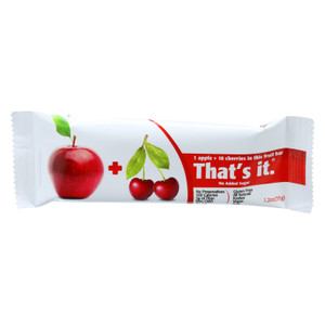 That's It Fruit Bar - Apple And Cherry - Case Of 12 - 1.2 Oz That's It Fruit Bar - Apple And Cherry - Case Of 12 - 1.2 Oz