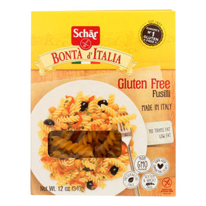 Schar Pasta Fusilli - Case Of 10 - 12 Oz. Schar Pasta Fusilli - Case Of 10 - 12 Oz.