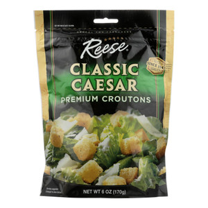 Reese Croutons Caesar Salad - Case Of 12 - 6 Oz. Reese Croutons Caesar Salad - Case Of 12 - 6 Oz.