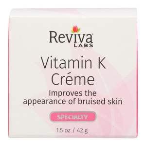Reviva Labs - Vitamin K Cream - 1.5 Oz Reviva Labs - Vitamin K Cream - 1.5 Oz