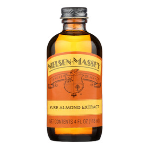 Nielsen-massey Pure Almond Extract - Case Of 8 - 4 Fz Nielsen-massey Pure Almond Extract - Case Of 8 - 4 Fz