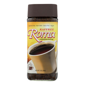 Kaffree Instant Roasted Grain Beverage - Roma - Case Of 6 - 7 Oz. Kaffree Instant Roasted Grain Beverage - Roma - Case Of 6 - 7 Oz.