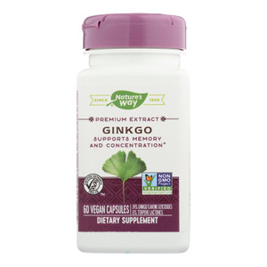 Nature's Way - Standardized Ginkgo - 60 Capsules Nature's Way - Standardized Ginkgo - 60 Capsules