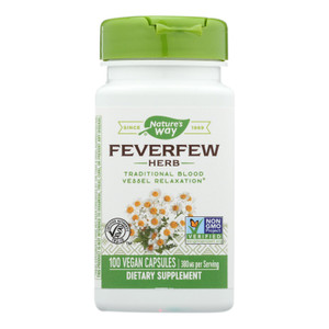Nature's Way - Feverfew Leaves - 100 Capsules Nature's Way - Feverfew Leaves - 100 Capsules