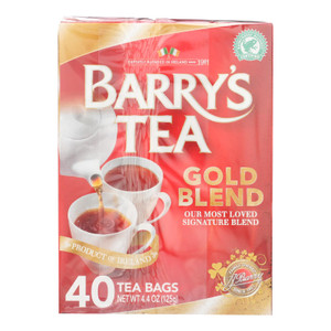 Barry's Tea - Tea - Gold Blend - Case Of 6 - 40 Bags Barry's Tea - Tea - Gold Blend - Case Of 6 - 40 Bags