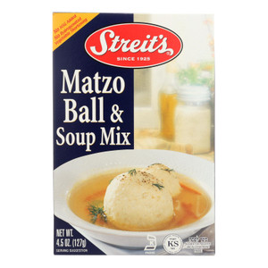 Streit's Matzo - Ball And Soup Mix - Case Of 12 - 4.5 Oz. Streit's Matzo - Ball And Soup Mix - Case Of 12 - 4.5 Oz.