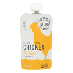 Serenity Kids Llc - Pouch Chic Pea Carrot - Case Of 6 - 3.5 Oz Serenity Kids Llc - Pouch Chic Pea Carrot - Case Of 6 - 3.5 Oz