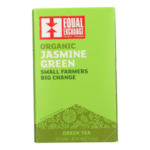 Equal Exchange Organic Jasmine Green Tea - Jasmine - Case Of 6 - 20 Bags Equal Exchange Organic Jasmine Green Tea - Jasmine - Case Of 6 - 20 Bags
