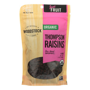 Woodstock Organic Unsweetened Raisins - Case Of 8 - 13 Oz Woodstock Organic Unsweetened Raisins - Case Of 8 - 13 Oz