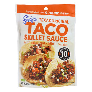 Frontera Foods Texas Original Taco Skillet Sauce - Taco Skillet Sauce - Case Of 6 - 8 Oz. Frontera Foods Texas Original Taco Skillet Sauce - Taco Skillet Sauce - Case Of 6 - 8 Oz.