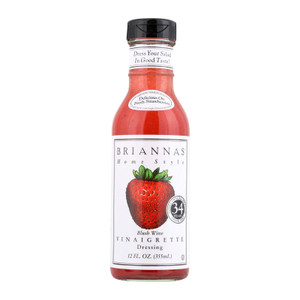 Brianna's - Salad Dressing - Blush Wine Vinaigrette - Case Of 6 - 12 Fl Oz. Brianna's - Salad Dressing - Blush Wine Vinaigrette - Case Of 6 - 12 Fl Oz.