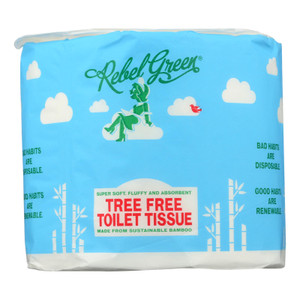 Rebel Green - Tree Free Toilet Tissue - Case Of 40 - Ct Rebel Green - Tree Free Toilet Tissue - Case Of 40 - Ct