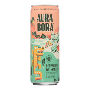 Aura Bora - Sprklg Water Pprmnt Wtrmln - Case Of 12-12 Fz Aura Bora - Sprklg Water Pprmnt Wtrmln - Case Of 12-12 Fz