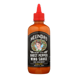 Melinda's - Wing Sauce Creamy Ghost Peppr - Case Of 6 - 12 Oz Melinda's - Wing Sauce Creamy Ghost Peppr - Case Of 6 - 12 Oz
