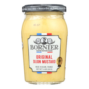 Bornier - Mustard - Dijon - Case Of 6 - 7.4 Oz. Bornier - Mustard - Dijon - Case Of 6 - 7.4 Oz.